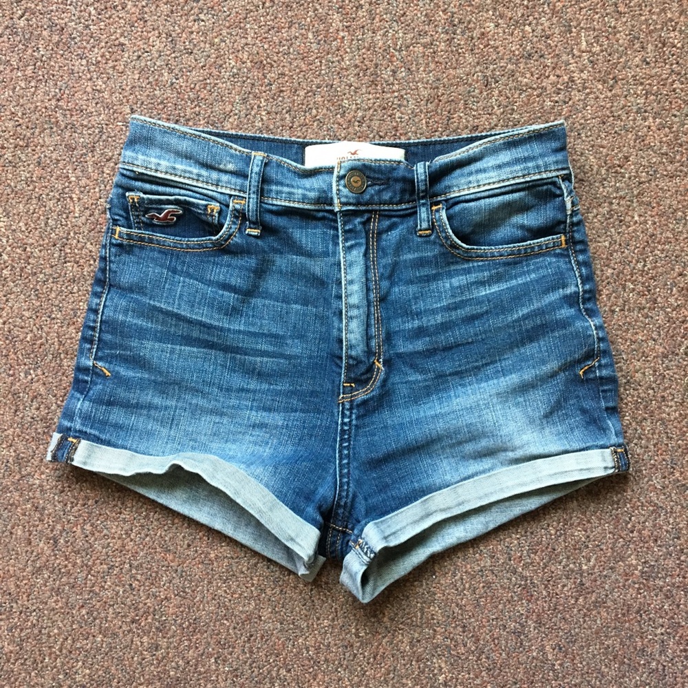 High Waisted Denim Shorts