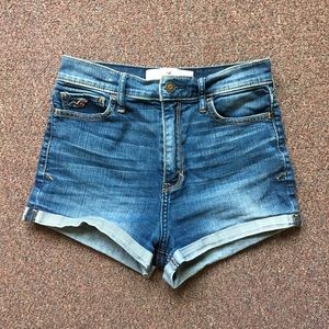High Waisted Denim Shorts