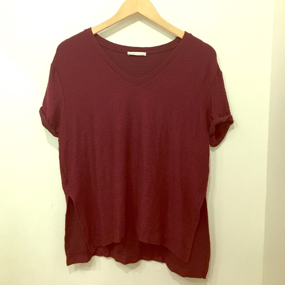 Zara v neck tshirt