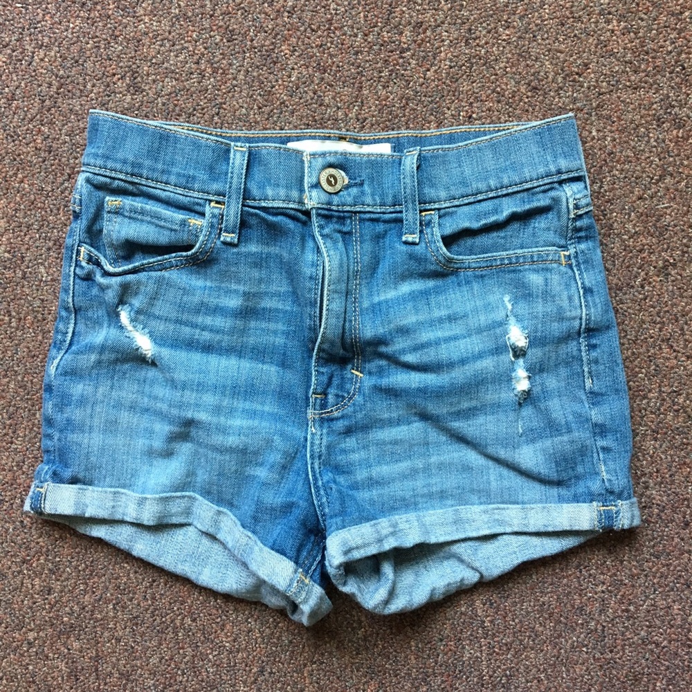 High Wasted Denim Shorts
