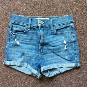 High Wasted Denim Shorts