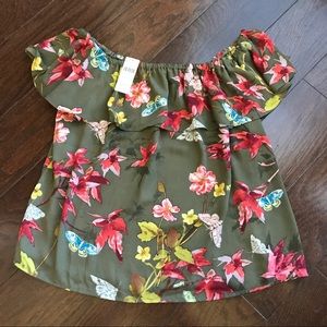 Floral blouse from Anthropologie