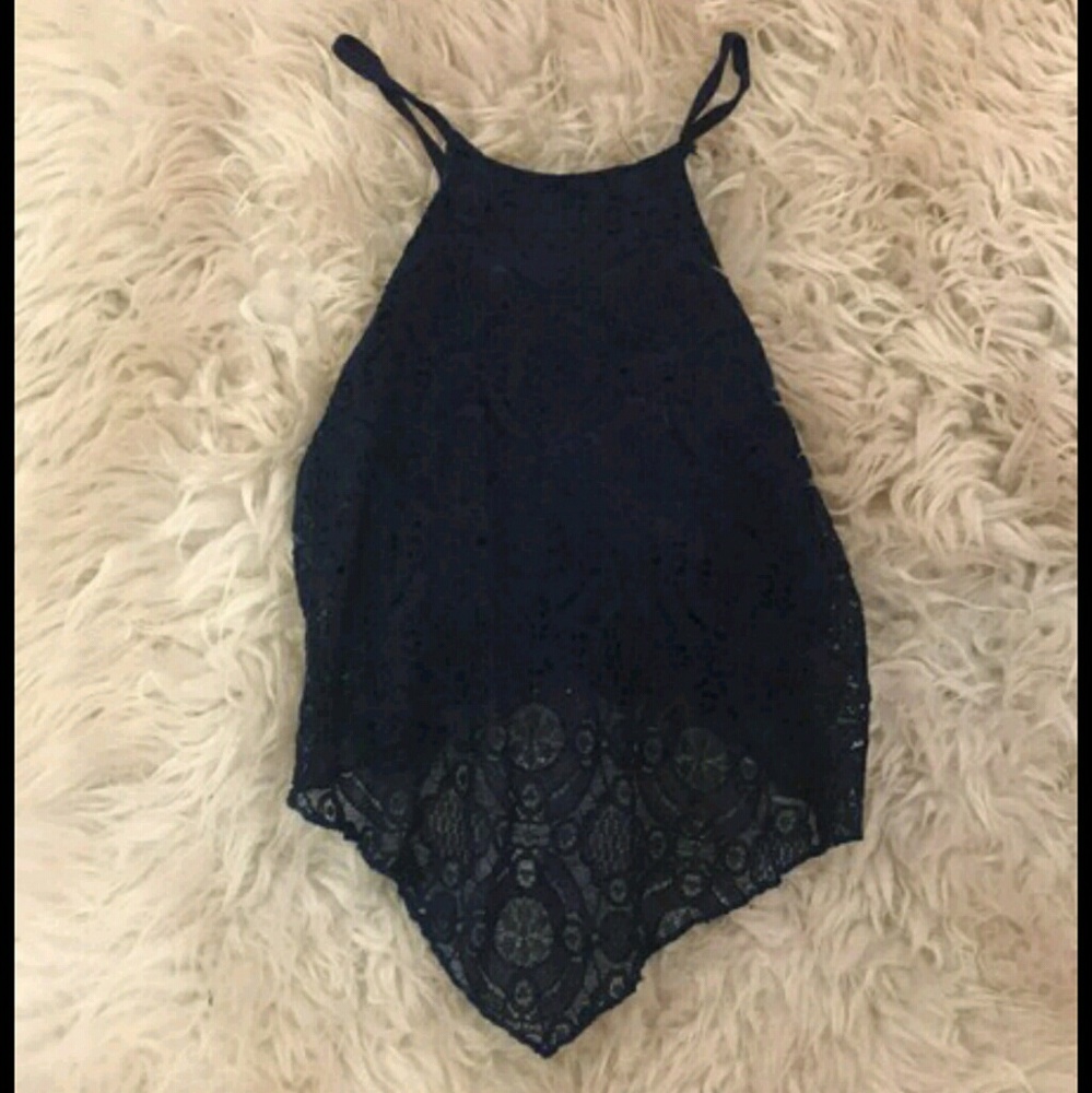 Blue Lace Halter