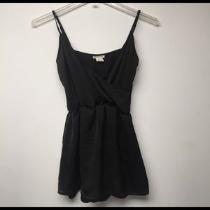 Urban outfitters black romper dress