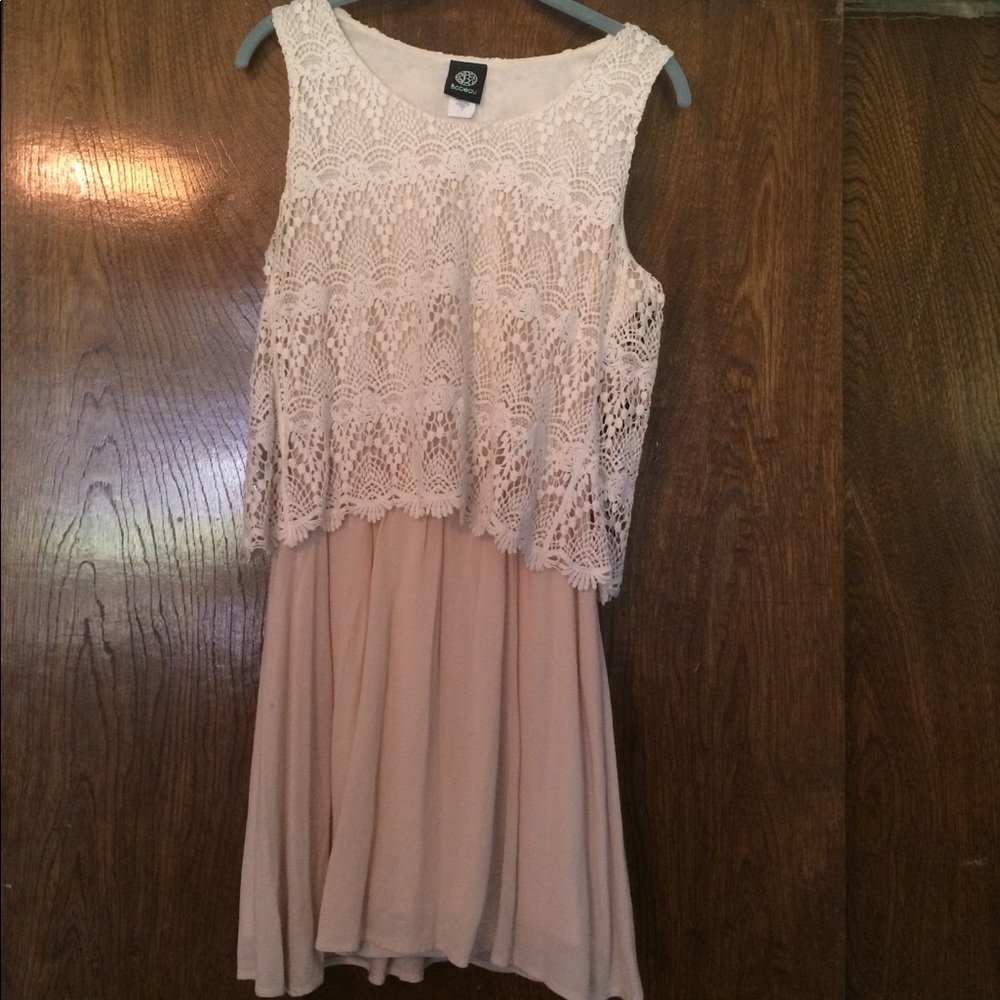 Beautiful crocheted knit top dress