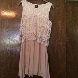 Beautiful crocheted knit top dress