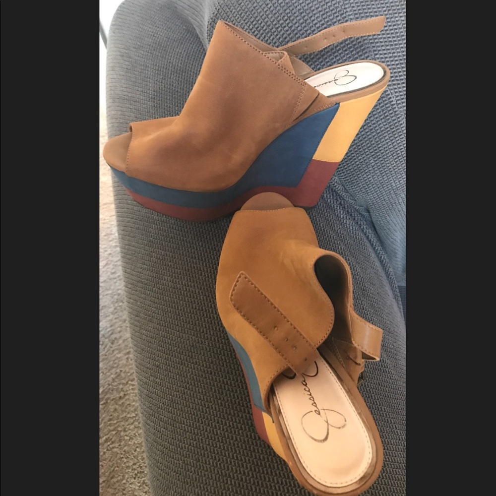 Jessica Simpson wedges