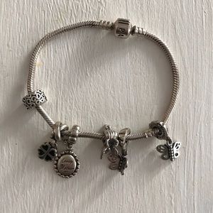 Mother and butterfly charm