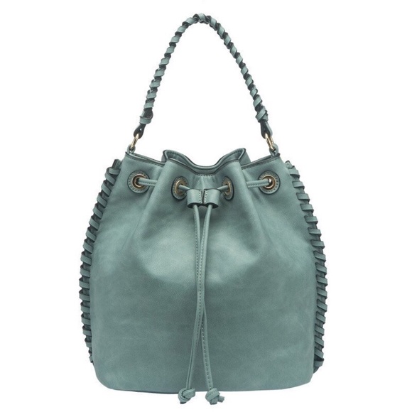 Coleen Powder Blue Crossbody Convertible Backpack - Picture 2 of 6