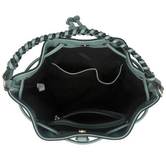 Coleen Powder Blue Crossbody Convertible Backpack - Picture 5 of 6