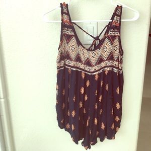 Tribal romper. NWOT