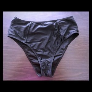 Black HIGH WAISTED Bikini Bottoms