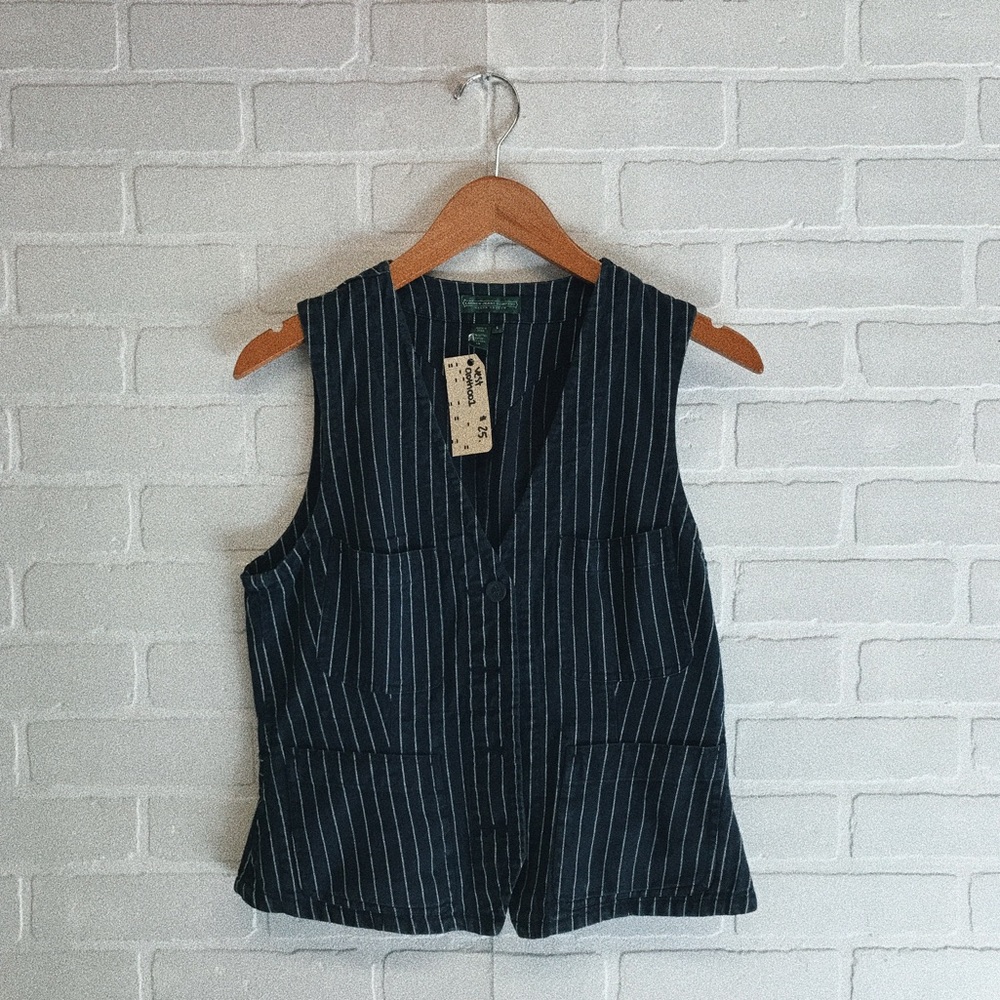 ◽️Vintage Ralph Lauren Pinstriped Vest◽️