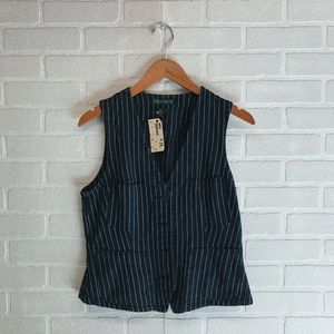 ◽️Vintage Ralph Lauren Pinstriped Vest◽️