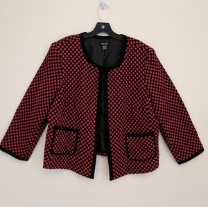 Nine West polka dot soft blazer