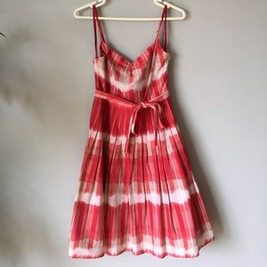 BCBG pleated summer dress