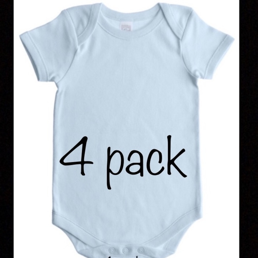 NEW envelope neck baby blue onesies