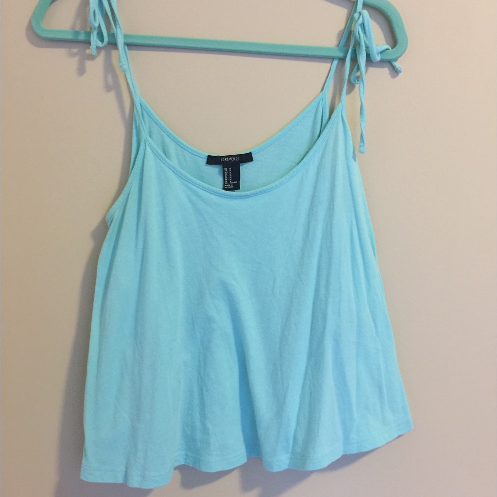 Teal/aqua tank top