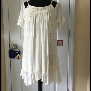 Boho off shoulder dress