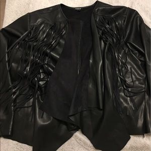 Fringe torrid leather jacket