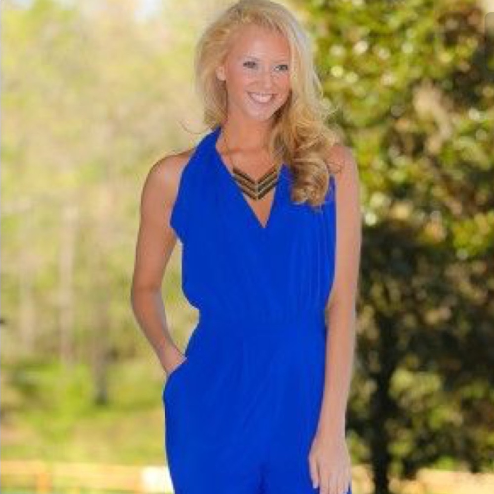 Blue Jumpsuit