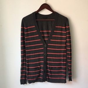 striped cardigan || theory