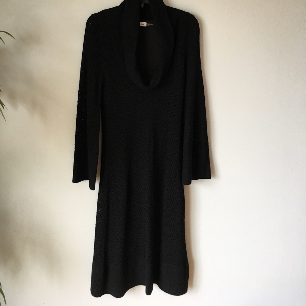 Calvin Klein black sweater dress