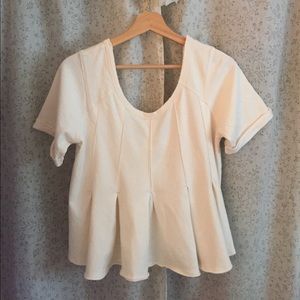 Pretty scoop neck top