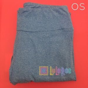 NWT LuLaRoe Solid OS Legging #1 LIGHT BLUE