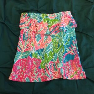 Lilly Pulitzer Strapless Top