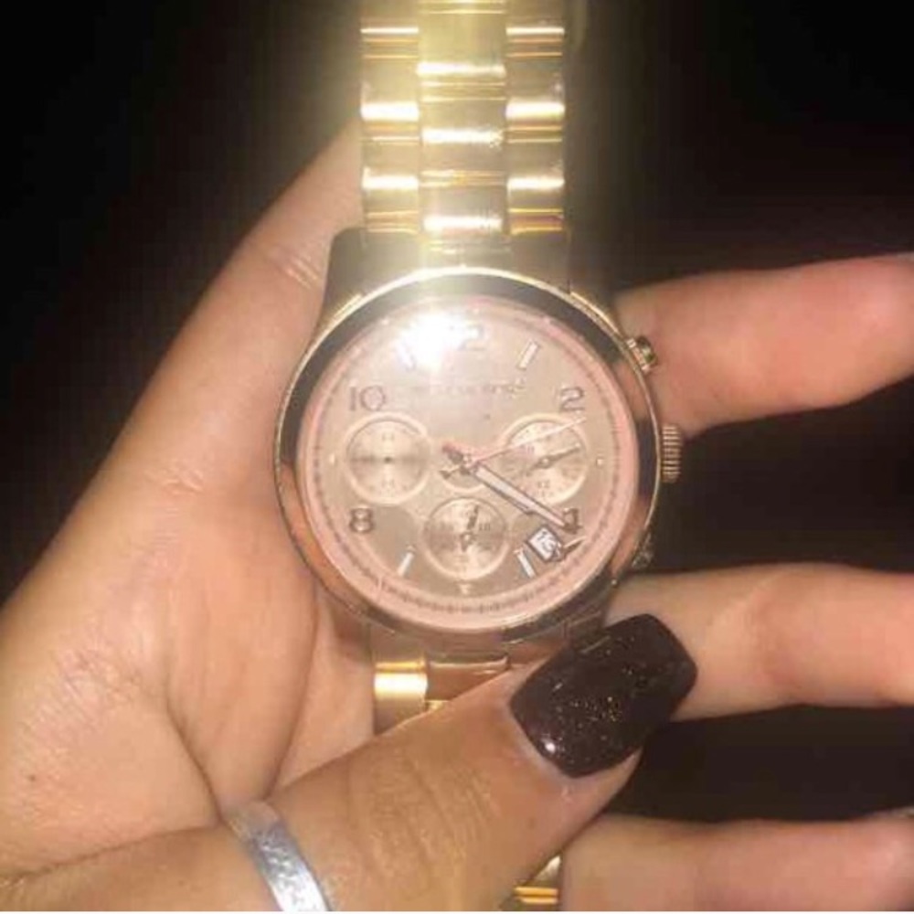 Michael Korea Rose Gold Watch