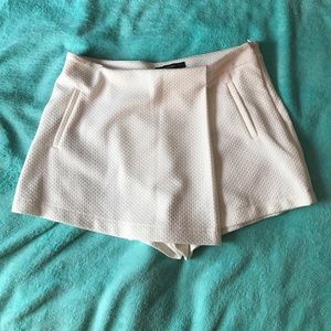 White envelope skirt