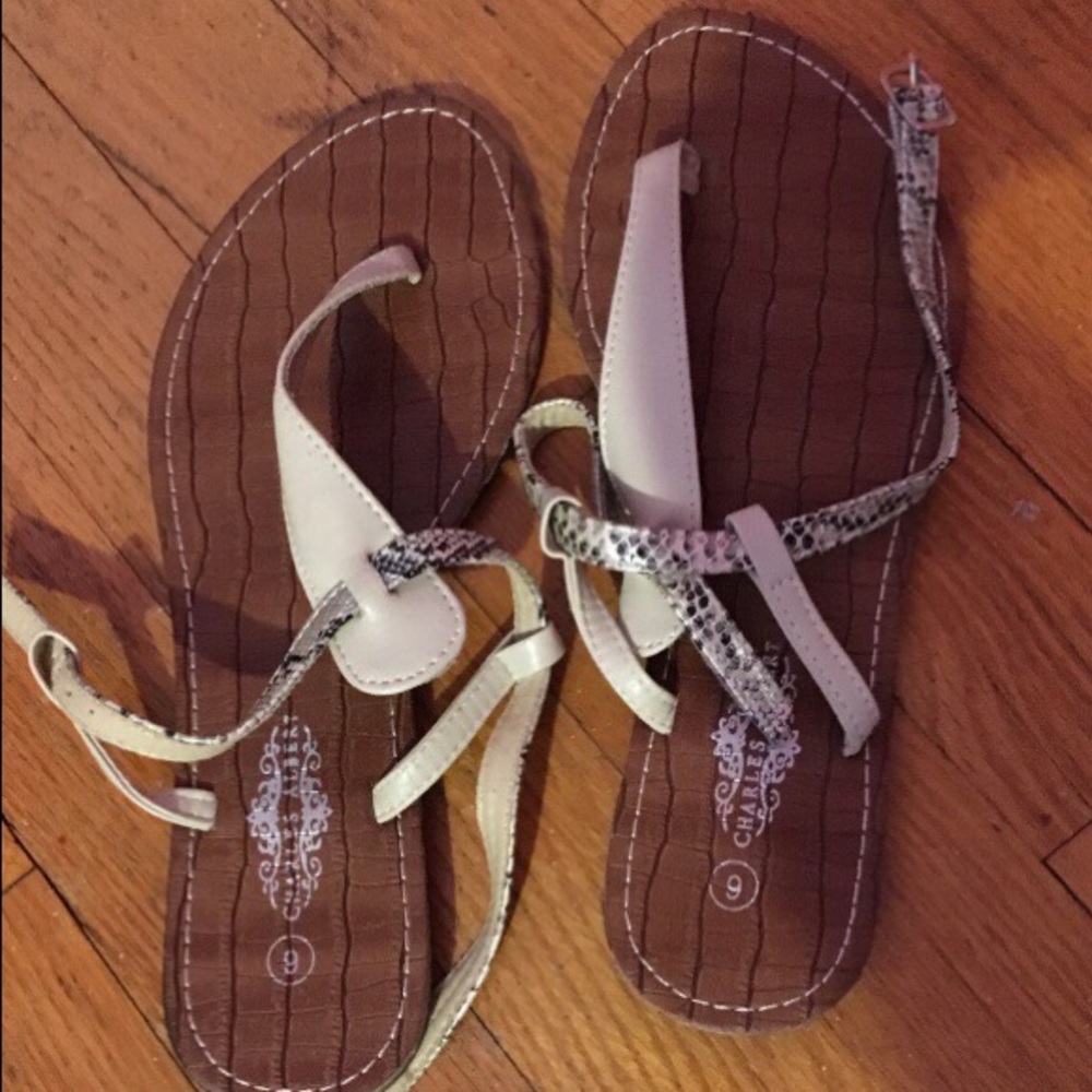 Snake Skin Sandals