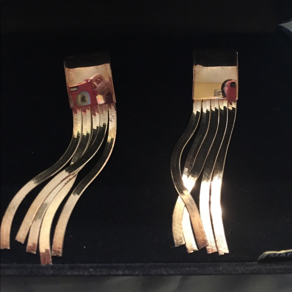 Sterling Silver long earrings