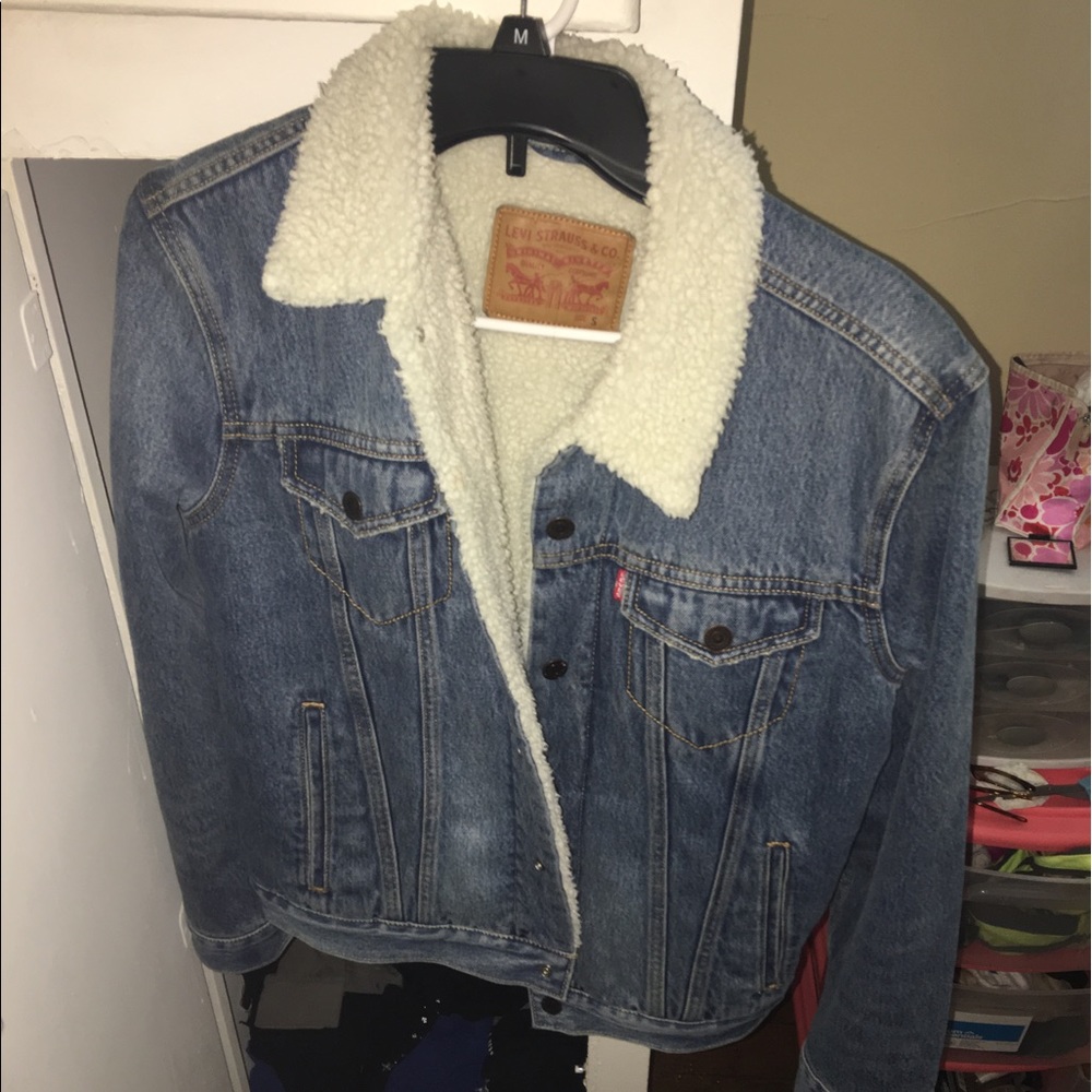 Brand New Men's Levi's Sherpa Jean Jacket