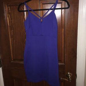 Royal blue Guess cocktail dress