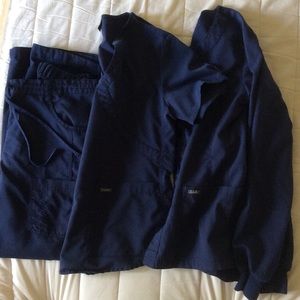 Navy Blue Samibel scrub set