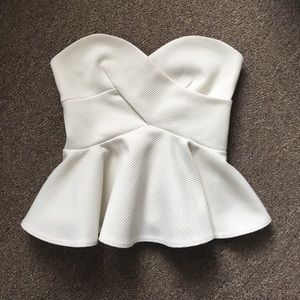 Tobi Peplum Crop Top