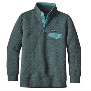 Patagonia quilted snap pullover