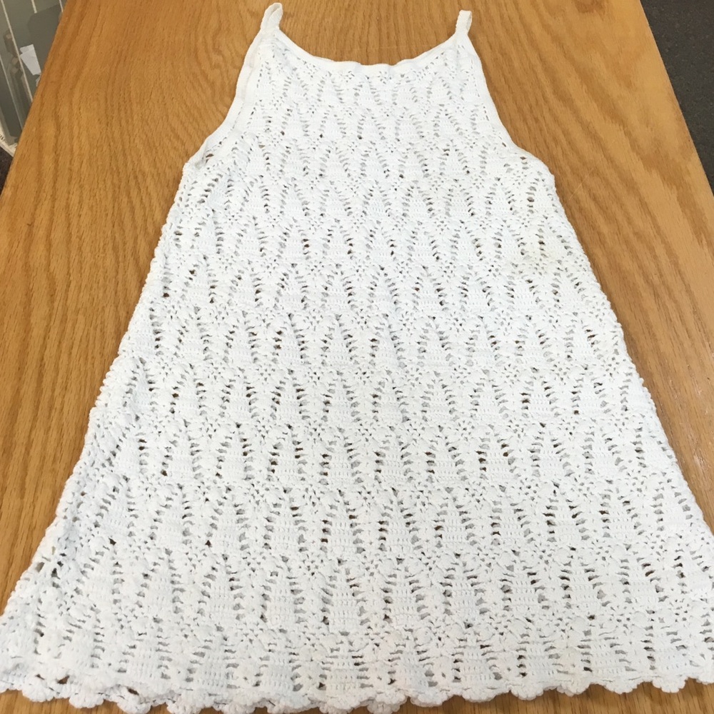 Chan Luu crochet white tunic