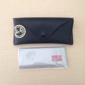 Ray-Ban case with cloth.