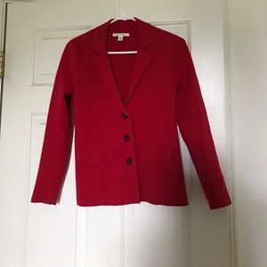 Banana Republic Red Blazer/Cardigan