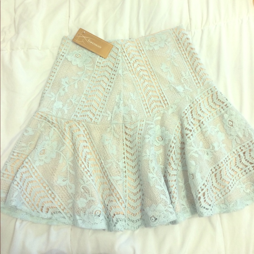 Solace nude skirt