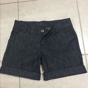 Denim shorts