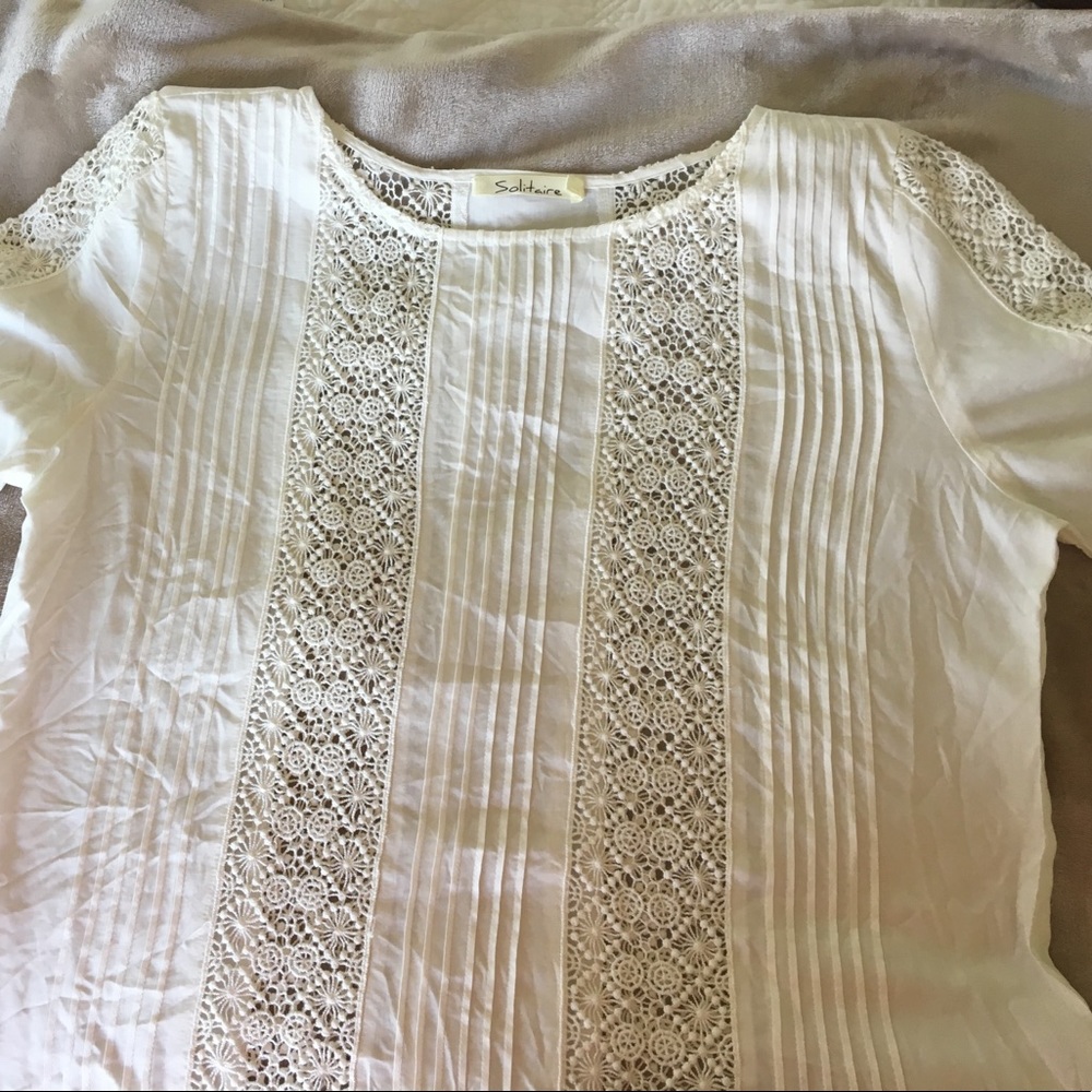 Short sleeve summer blouse
