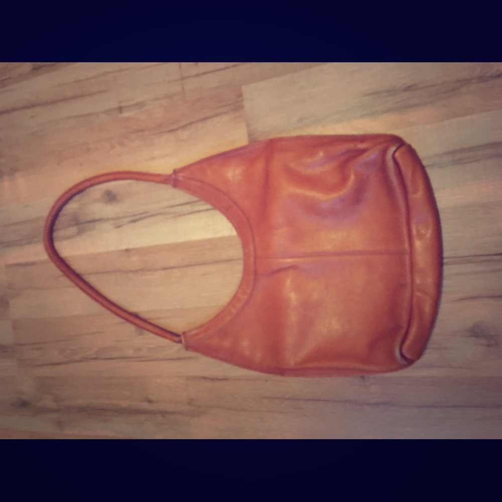 Vintage Frye brown leather handbag