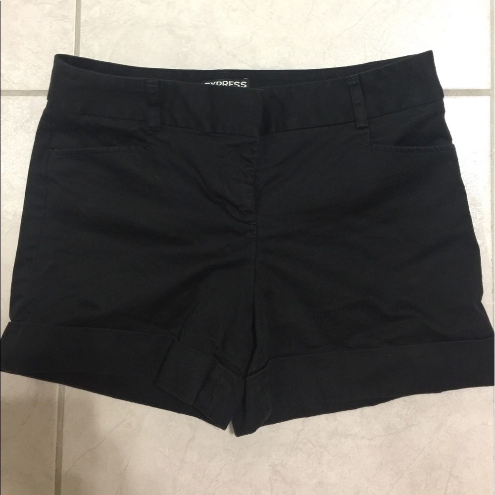 Express black shorts