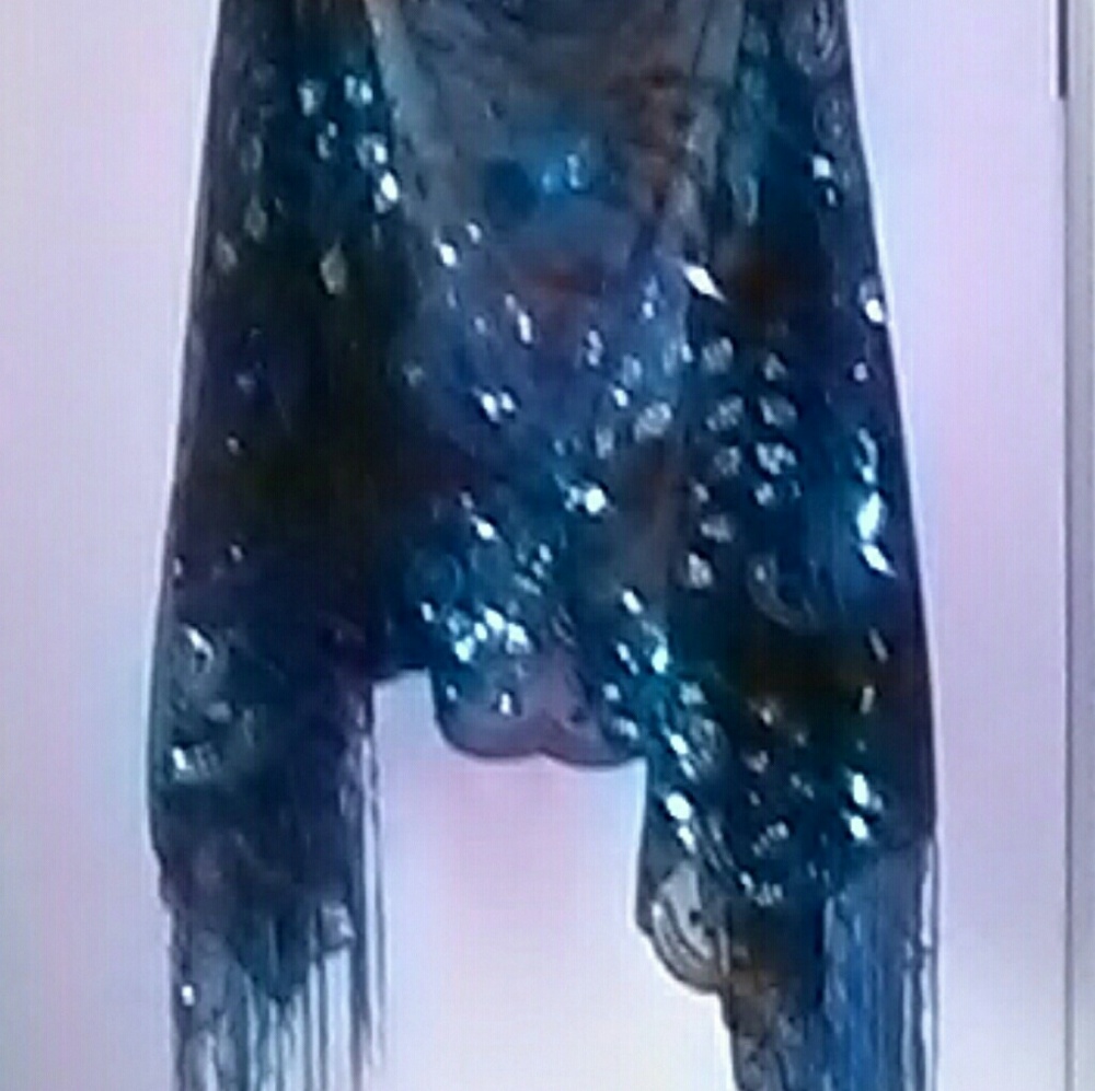 Custom made poncho top