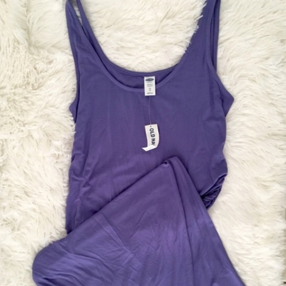 NWT Old Navy Maternity purple bodycon dress sz XS
