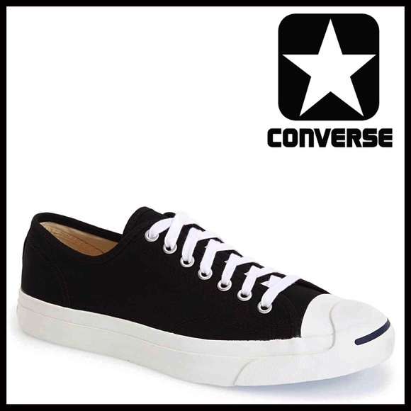 ❌SOLD❌CONVERSE LO OX BLACK SNEAKERS JACK PURCELL - Picture 8 of 8